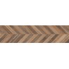 Mexen Native Probă maro de gresie glazurată rect. G1, placă imitație lemn pentru pardoseli și pereți, carving - TL704-01-S