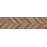 Mexen Native Probă maro de gresie glazurată rect. G1, placă imitație lemn pentru pardoseli și pereți, carving - TL704-01-S