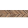 Mexen Native Probă maro de gresie glazurată rect. G1, placă imitație lemn pentru pardoseli și pereți, carving - TL704-01-S