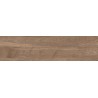 Mexen Riga Proba rektificată de gresie glazurată maro G1, placă de pardoseală și perete cu aspect de lemn, mată