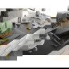 Mexen Cesar chiuvetă de granit cu un compartiment, cu picurător și baterie de bucătărie Rita, Neagră - 6514-77-670300-50-B