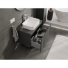 Mexen Orio dulap baie sub chiuvetă 80 cm cu blat, 1 sertar, grafit mat - 91A10-08047-1-BFC66