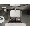 Mexen Orio dulap baie sub chiuvetă 80 cm cu blat, 1 sertar, grafit mat - 91A10-08047-1-BFC66