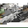 Mexen Andres Chiuvetă de granit de 1,5 compartiment cu picurător și baterie de bucătărie Rita, gri - 6515-71-670300-70