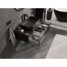 Mexen Orio dulap baie sub chiuvetă 100 cm cu blat, 1 sertar, negru lucios - 91A10-10023-1-BFC70