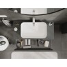 Mexen Orio dulap de baie sub chiuvetă 100 cm cu blat, 2 sertare, grafit mat - 91A10-10047-2-BFFC66