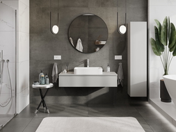 Mexen Orio dulap pentru baie sub lavoar 120 cm cu blat, 1 sertar, gri mat - 91A10-12023-1-BFC62