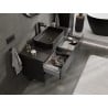 Mexen Orio dulap de baie pentru lavoar 120 cm cu blat, 2 sertare, negru mat - 91A10-12047-2-BFFC71