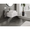 Mexen Rivel dulap baie sub chiuvetă 70 cm cu blat, 1 sertar, canelat, alb mat - 91A20-07023-1-BFC01