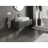 Mexen Rivel dulap baie sub chiuvetă 100 cm cu blat, 1 sertar, striat, grafit mat - 91A20-10023-1-BFC66