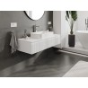 Mexen Rivel dulap baie sub chiuvetă 120 cm cu blat, 1 sertar, cu fațadă profilată, alb mat - 91A20-12023-1-BFC01
