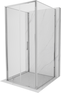Mexen Exo-F 3S cabina de duș pliabilă pe 3 pereți 70 x 70 cm, transparent, crom - 816-070-070-01-00-3S