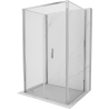 Mexen Exo-F 3S cabina de duș pliabilă pe 3 pereți 110 x 75 cm, transparentă, crom - 816-110-075-01-00-3S