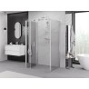 Mexen Exo-F 3S cabina de duș pliabilă cu 3 pereți 100 x 90 cm, transparent, crom - 816-100-090-01-00-3S
