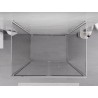 Mexen Exo-F 3S cabina de duș pliabilă cu 3 pereți 100 x 90 cm, transparent, crom - 816-100-090-01-00-3S