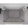 Mexen Exo-F 3S 3-oldalú összecsukható zuhanykabin 85 x 70 cm, átlátszó, arany - 816-085-070-50-00-3S