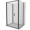Mexen Exo-F 3S cabina de duș pliată cu 3 pereți 70 x 90 cm, transparentă, neagră - 816-070-090-70-00-3S