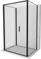 Mexen Exo-F 3S cabina de duș 3 pereți pliabilă 85 x 110 cm, transparentă, neagră - 816-085-110-70-00-3S