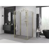 Mexen Exo-3S cabina de duș pliantă în trei părți 95 x 70 cm, transparentă, aurie - 817-095-070-50-00-3S
