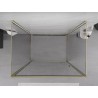 Mexen Exo-3S cabina de duș cu 3 laturi 95 x 90 cm, transparent, auriu - 817-095-090-50-00-3S