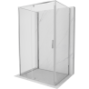 Mexen Exo-R 3S cabină de duș cu 3 pereți rabatabilă 120 x 70 cm, transparentă, crom - 819-120-070-01-00-3S