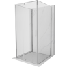 Mexen Exo-3S Cabină de duș cu 3 pereți, pivotantă, 90 x 90 cm, transparentă, crom - 819-090-090-01-00-3S
