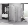 Mexen Exo-3S cabina de duș cu 3 pereți pivotanti 100 x 100 cm, transparent, crom - 819-100-100-01-00-3S