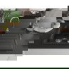 Mexen Bruno chiuvetă din granit cu 1 compartiment cu picurător 795 x 495 mm, Neagră/Auriu metalic- 6513791010-75