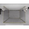 Mexen Exo-3S cabină de duș cu 3 pereți, rabatabilă 115 x 75 cm, transparent, aurie - 819-115-075-50-00-3S
