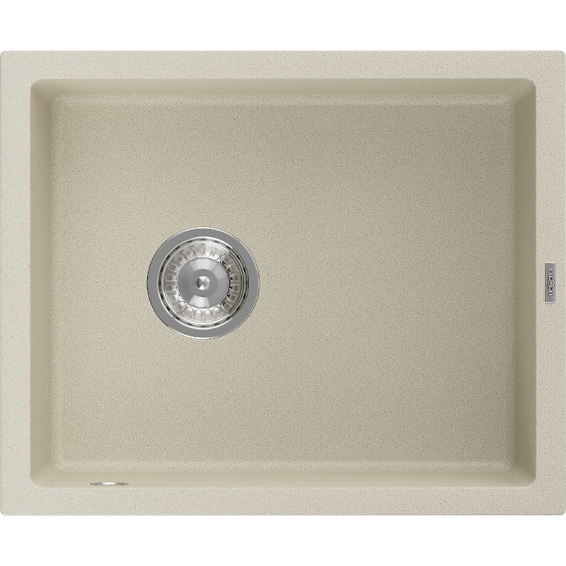 Mexen Pedro 1-medencés gránit mosogató 560 x 460 mm, Bézs - 6508561000-69