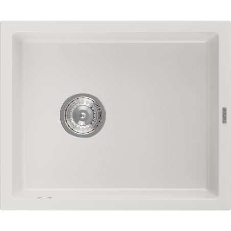 Mexen Pedro 1-medencés gránit mosogató 560 x 460 mm, Fehér - 6508561000-20