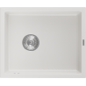 Mexen Pedro 1-medencés gránit mosogató 560 x 460 mm, Fehér - 6508561000-20