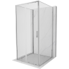 Mexen Exo-S 3S cabina de duș cu 3 pereți glisanți 120 x 120 cm, transparentă, crom - 8151-120-120-01-00-3S