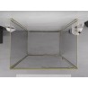 Mexen Exo-S 3S cabină de duș culisantă cu 3 pereți, 160 x 110 cm, transparentă, aurie - 8151-160-110-50-00-3S