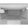 Mexen Exo-S Duo 3S cabină de duș 3-perete culisantă 180 x 70 cm, transparentă, cromată - 8152-180-070-01-00-3S
