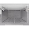 Mexen Exo-S Duo 3S cabina de duș cu 3 pereți glisantă 150 x 100 cm, transparentă, cromată - 8152-150-100-01-00-3S