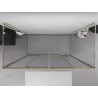 Mexen Exo-3S cabina de duș cu 3 pereți, glisantă, 180 x 75 cm, transparentă, aurie - 8152-180-075-50-00-3S