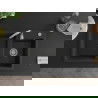 Mexen Tomas chiuvetă din granit cu 2 cuve 800 x 500 mm, negru/argintiu metalizat, sifon crom - 6516802000-73