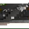 Mexen Tomas Chiuvetă de granit cu 2 compartimente 800 x 500 mm, Neagră/Auriu metalic, sifon Crom - 6516802000-75