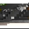 Mexen Tomas Chiuvetă de granit cu 2 compartimente 800 x 500 mm, Neagră picățele, sifon Crom - 6516802000-76