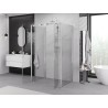Mexen Exo-3S 3-falú, nyíló zuhanykabin 110 x 85 cm, átlátszó, króm - 8182-110-085-01-00-3S