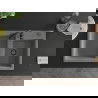 Mexen Tomas Chiuvetă de granit cu 2 compartimente 800 x 500 mm, gri, sifon Neagră - 6516802000-71-B