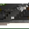 Mexen Tomas 2-medencés gránit mosogató 800 x 500 mm, Fekete/Fém arany, szifon Fekete - 6516802000-75-B