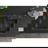 Mexen Tomas Chiuvetă de granit cu 2 compartimente 800 x 500 mm, Neagră picățele, sifon Neagră - 6516802000-76-B