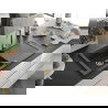 Mexen Leo chiuvetă de granit cu un compartiment, cu picurător și baterie de bucătărie Telma, Neagră picățele - 6501-76-670200-50