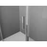 Mexen Exo-3S 3S cabină de duș cu 3 pereți glisanți 80 x 70 cm, transparent, crom - 8153-080-070-01-00-3S