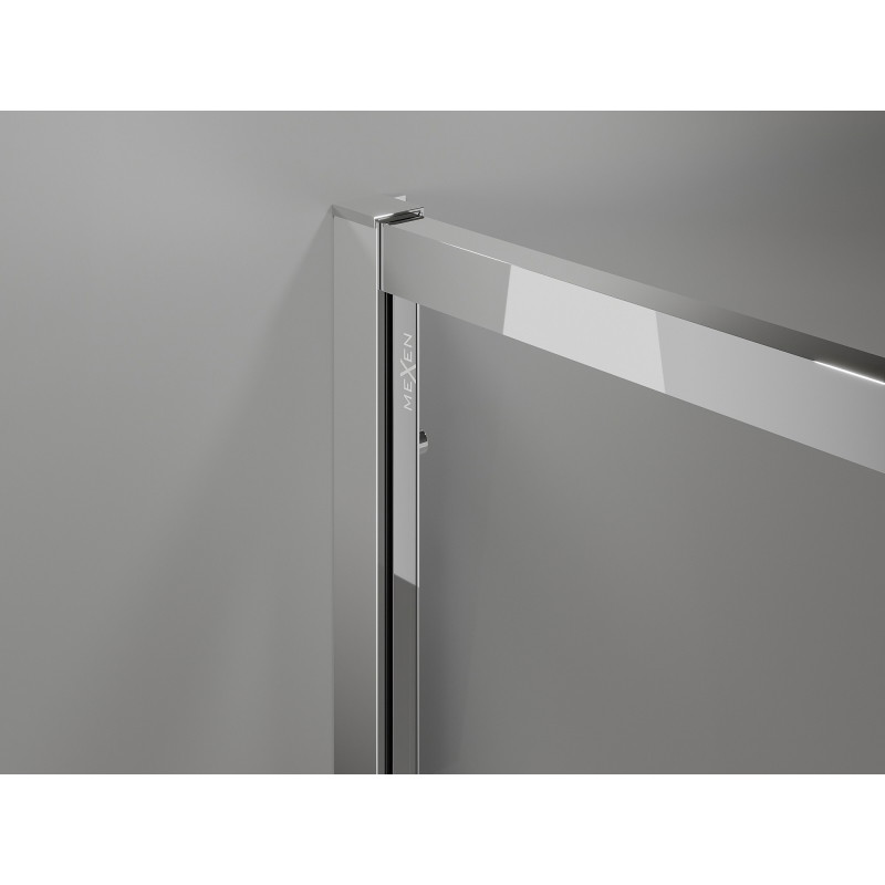 Mexen Exo-3S 3S cabină de duș cu 3 pereți glisanți 80 x 70 cm, transparent, crom - 8153-080-070-01-00-3S