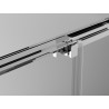 Mexen Exo-3S 3S cabina de duș culisantă cu 3 pereți 80 x 75 cm, transparentă, crom - 8153-080-075-01-00-3S