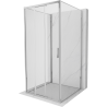 Mexen Exo-3S 3S cabina de duș cu 3 pereți glisanți 95 x 95 cm, transparentă, crom - 8153-095-095-01-00-3S
