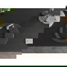 Mexen Kevin1-medencés gránit mosogató edényszárítóval 586 x 458 mm, Fekete foltos, szifon Króm - 6517581005-76
